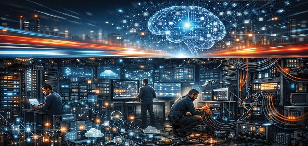 Al in networks: Speed up front, strain beneath the hood